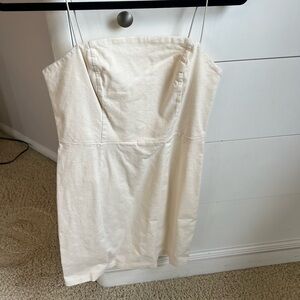 Cream dress - Urban outfitters